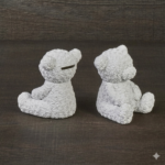 SALVADANAIO ORSETTO CM.10x12 BIANCO NEW ENFANT - HENRIETTE