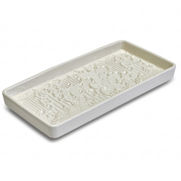 VASSOIO RETTANGOLARE CM.23x12 DENTELLE - HENRIETTE