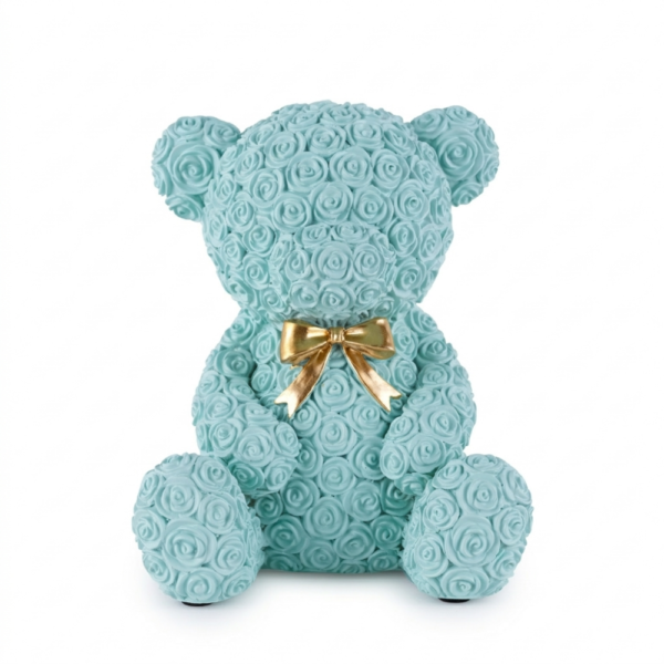 SALVADANAIO ORSETTO CM.10x12 AZZURRO NEW ENFANT - HENRIETTE