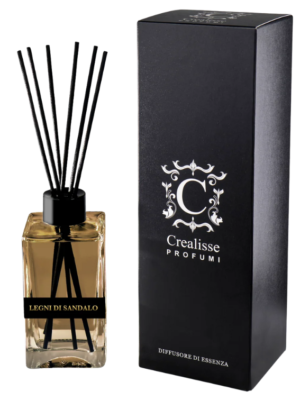 LEGNI DI SANDALO PROFUMO PER AMBIENTE CUBO 200 ML