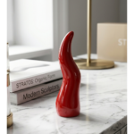 CORNO ROSSO PORTAFORTUNA DECORAZIONE