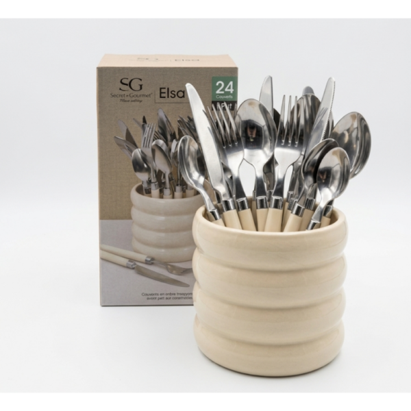 SET POSATE 24 PEZZI – SECRET DE GOURMET