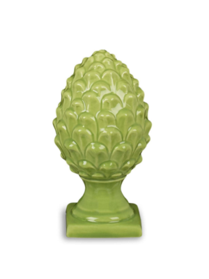 PIGNA IN PORCELLANA SMALTATA VERDE H.15 CM – HENRIETTE