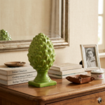 PIGNA IN PORCELLANA SMALTATA VERDE H.15 CM – HENRIETTE