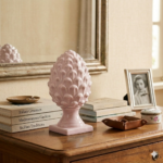 PIGNA IN PORCELLANA SMALTATA ROSA H.15 CM – HENRIETTE