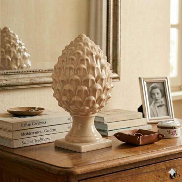 PIGNA IN PORCELLANA SMALTATA CIPRIA H.20 CM – HENRIETTE