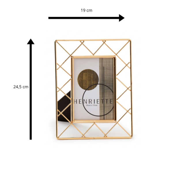 CORNICE METALLO DORATO COLLEZIONE SINFONIE - HENRIETTE