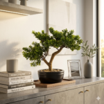 BONSAI CEDRO C/VASO CERAMICA COLLEZIONE FLOWERS - HENRIETTE