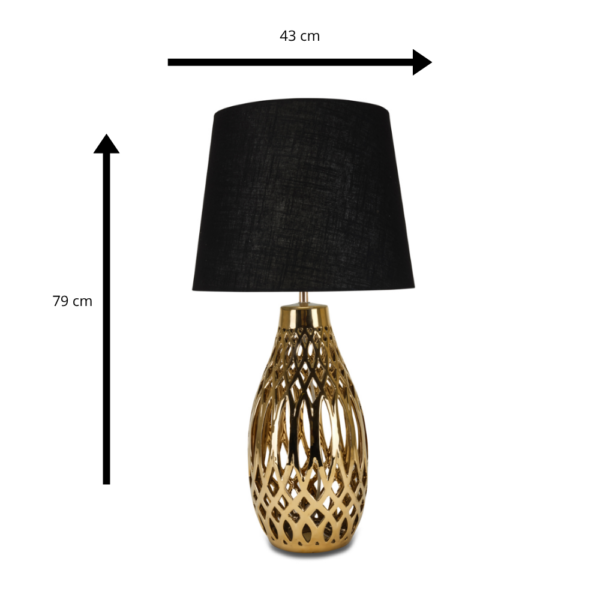 LAMPADA ORO COLLEZIONE FUSION - HENRIETTE