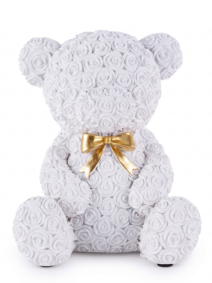 SALVADANAIO ORSETTO CM.10x12 BIANCO NEW ENFANT - HENRIETTE