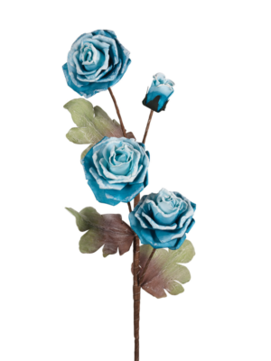 ROSA AZZURRA 32 H.98CM. COLLEZIONE FLOWERS - HENRIETTE