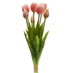 BOUQUET 5 TULIPANI CM.28 COLORATI FLOWERS