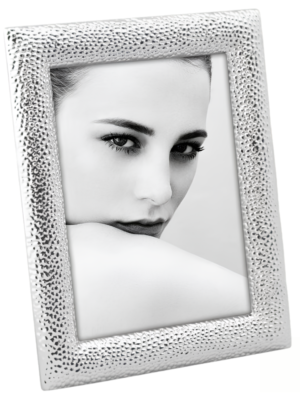 PORTAFOTO MARTELLATO SILVER PLATED 13x18 CM - MASCAGNI