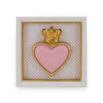 CORNICE QUAD. ROSA CM.12,5 TON COEUR