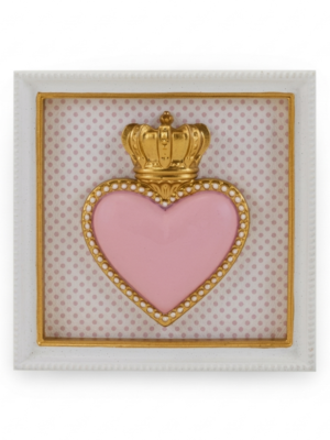 CORNICE QUAD. ROSA CM.12,5 TON COEUR