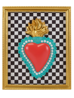 CORNICE RETT. C/CUORE CM.22x18 COLLEZIONE TON COER - HENRIETTE