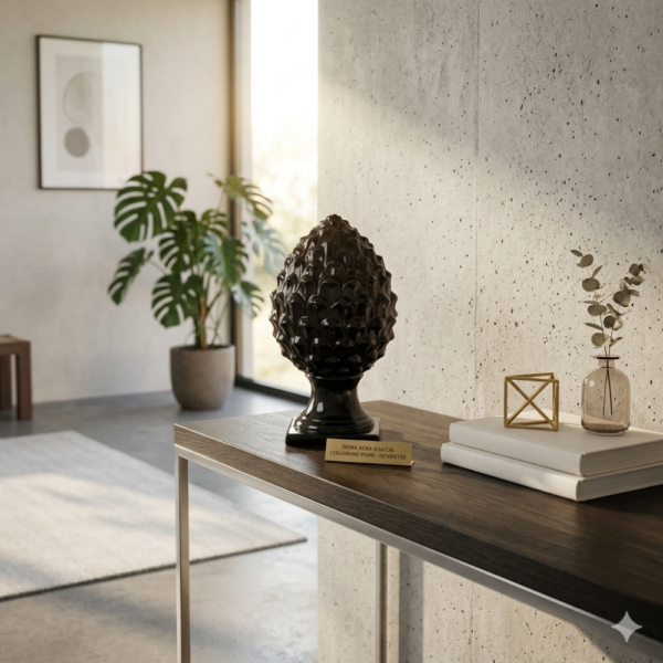 PIGNA NERA H.20 CM COLLEZIONE PIGNE - HENRIETTE