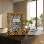 CORNICE 3 SCIMMIETTE ORO 18x21,5 CM (13x18 CM) JUNGLE - HENRIETTE