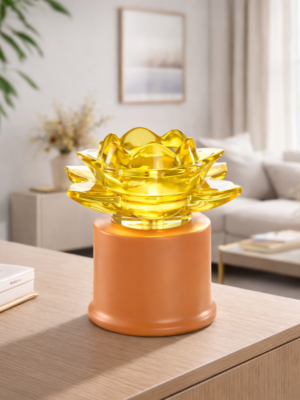 LAMPADA LED GIALLA H.13 CM – MASCAGNI