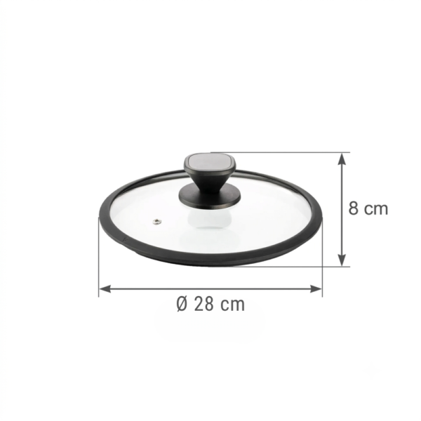 COPERCHIO IN VETRO CM.28 - GUZZINI COOK&SPACE