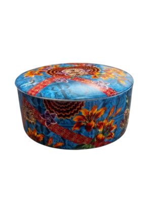 SCATOLA ROT.AZZ FOULARD 12X6